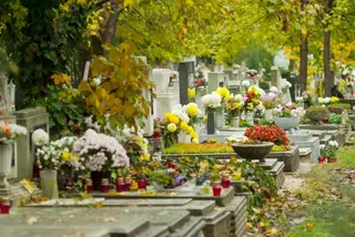 Cementerio, imagen de archivo