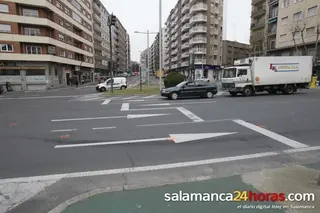 Nueva rotonda entre la avenida de Portugal y Torres Villarroel