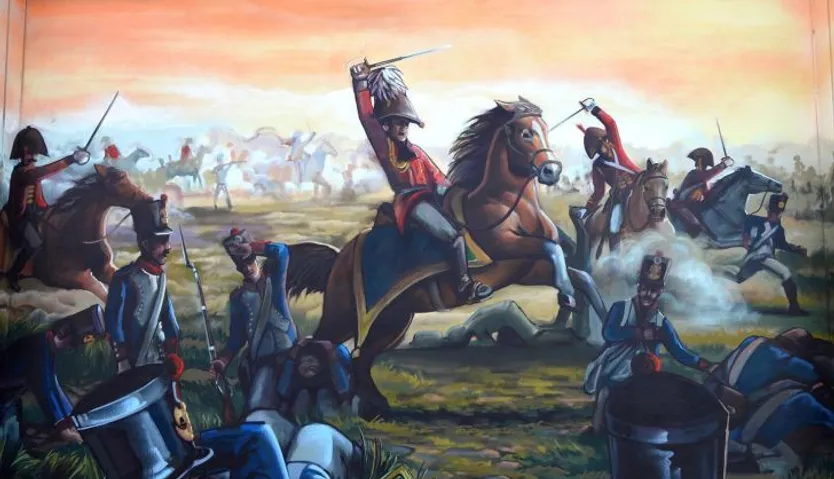 Arapiles, Mural Daniel Martin batalla 1