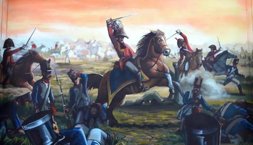 Arapiles, Mural Daniel Martin batalla 1