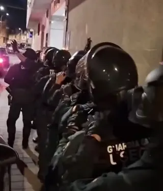 GC en una de las redadas de este pasado jueves 15/10/2026,