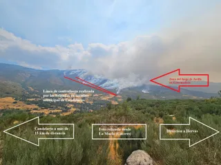 Incendio en Candelario | Ayuntamiento de Candelario