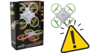Mini dron con un exceso de calentamiento en su batería | FACUA