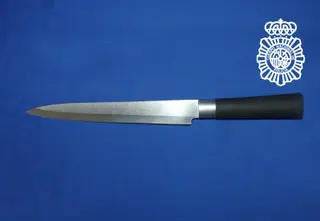 Delito de homicidio con un cuchillo en Salamanca. Foto PN