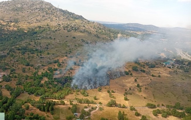 Incendio En Fresnedoso. 30 Junio 2026. Imagen Inforcyl 