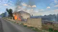 Incendio en la finca Las Viñas de Santa Marta de Tormes 