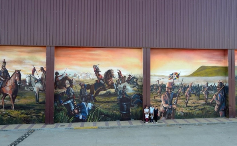 Representaci&oacute;n De La Batalla De Arapiles. Autor Daniel Mart&iacute;n