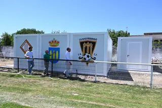 Nuevos vestuarios en los campos de fútbol municipales de Ciudad Rodrigo