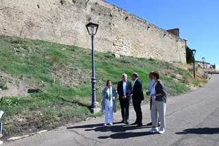 Visita del delegado del Gobierno, Nicanor Sen, a Ciudad Rodrigo