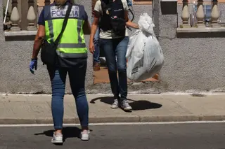 Redada antidroga en la carretera de Vistahermosa