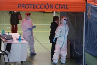 Inicio de las pruebas del coronavirus por el cribado masivo en la Universidad de Salamanca