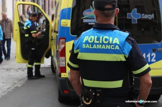 Ambulancia y Policía en Vaguada la Palma