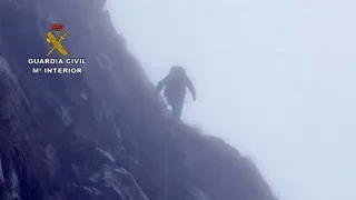 El GREIM estima que el desprendimiento de un bloque de roca fue la causa del accidente