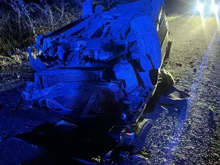 Accidente entre Cristóbal y Valdefuentes de Sangusín
