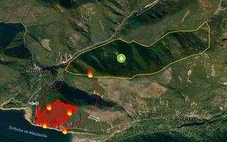 El incendio del Alto Sil que arrasa el hábitat de oso pardo y urogallo sobrepasa las 50 hectáreas