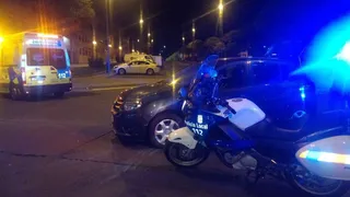 Accidente en calle Ricardo Pérez Fernández con calle Santiago Madrigal