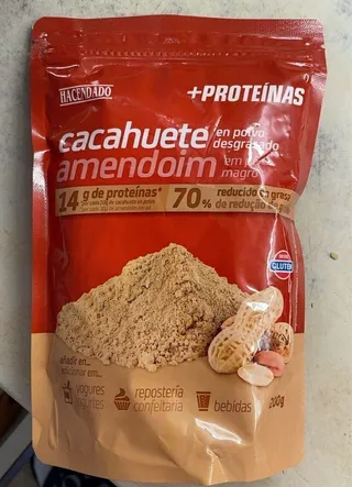 cacahuete en polvo desgrasado