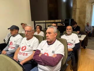 Vecinos de Villamayor protestan por el biogas en el pleno de Salamanca