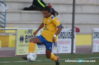 Germán, en el duelo ante el Benavente.