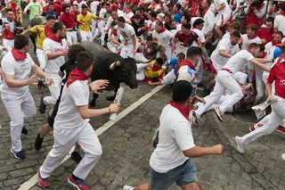 Encierro de Miura en San Fermín 2025 | Europa Press
