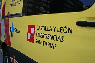 Ambulancia. Foto de archivo
