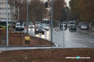 Imágenes de las obras del vial en 2020. Foto de archivo.