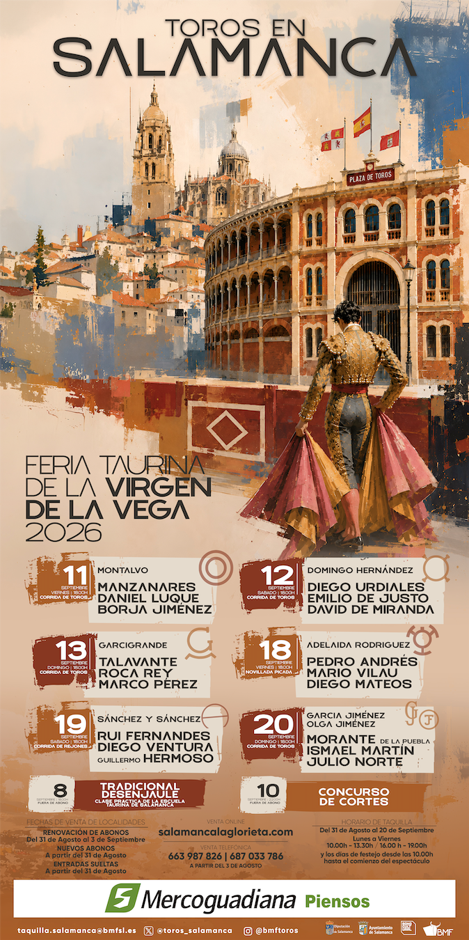 Cartel Salamanca Feria Taurina