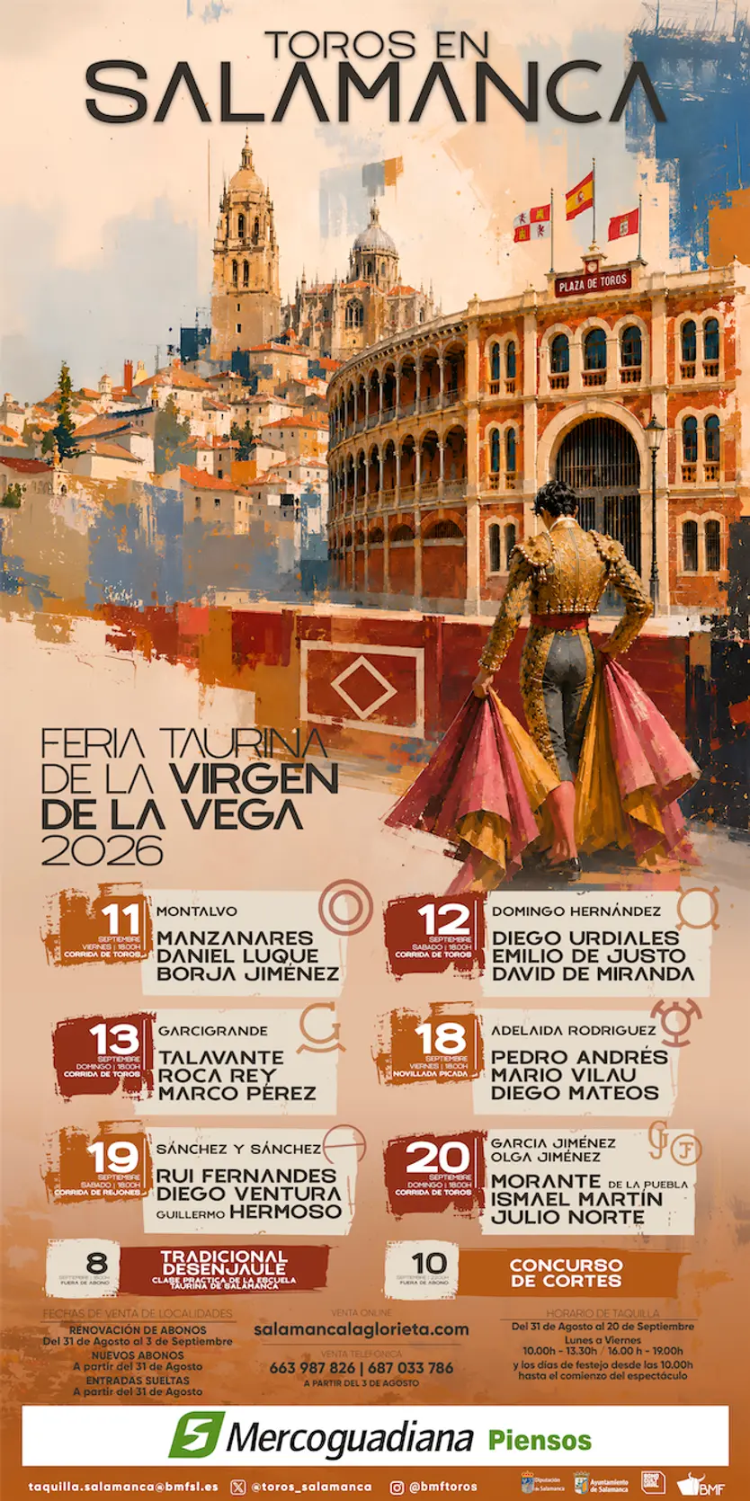 Cartel Salamanca Feria Taurina
