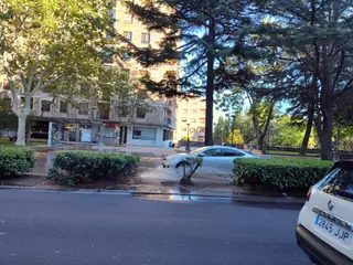 Reventón en el Paseo de San Vicente