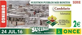 Candelario exhibe su belleza en los cupones de la ONCE