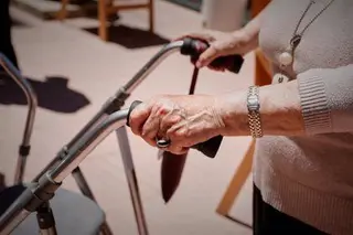 Ancianos en residencias. Foto Europa Press