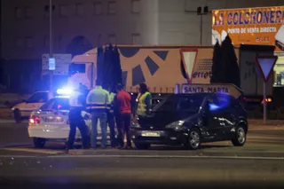 Accidente Glorieta Llaves de la Ciudad 30/10/2017