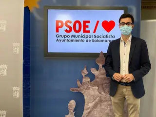 El portavoz del Grupo Municipal Socialista en Salamanca, José Luis Mateos