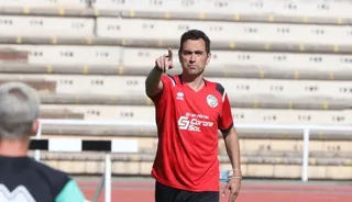 Dani Mori dirige un entrenamiento en Las Pistas / FOTO: SALAMANCA24HORAS.COM