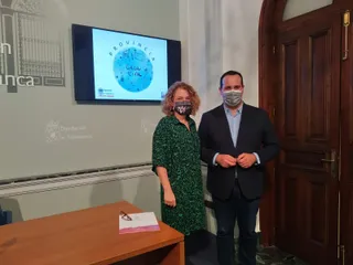 Ana Martín y David Mingo presentan Provincia Creativa en la Diputación