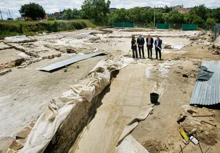 Visita del delegado de gobierno, Nicanor Sen a Saelices | ICAL