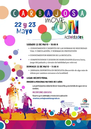 La bici será la protagonista de las actividades deportivas de “Carbajosa Move On” que se celebrarán este fin de semana