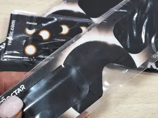 Gafas homologadas para el eclipse.