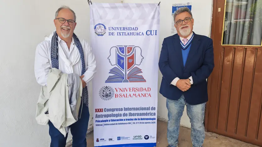 Los Antropólogos José Antonio González Alcantud, De La Universidad De Granada, Y Ángel Baldomero Espina Barrio, De La Universidad De Salamanca | Comunicación Universidad de Salamanca