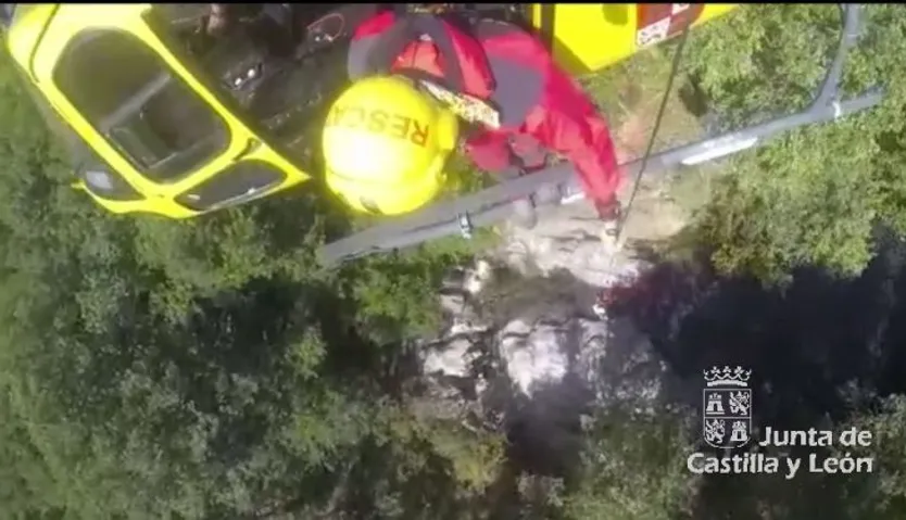 Rescate en Candelario 2. Foto JCyL