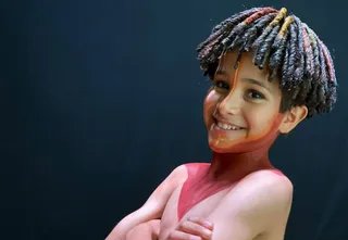 Santiago, el salmantino que interpreta a Simba en el musical de El Rey León
