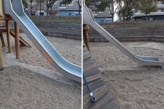 El Ayuntamiento refuerza la limpieza de pintadas vandálicas y grafitis no autorizados en las zonas de juegos infantiles