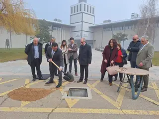 Remodelación del recinto ferial de la Diputación. Obras en el bulevar