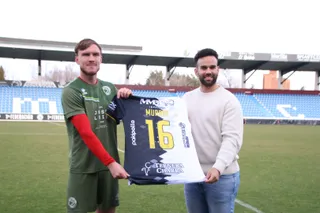 Presentación de Vadik Murria como nuevo jugador de Unionistas de Salamanca