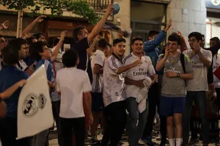 Celebración de la Liga del Real Madrid