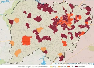 Mapa del coronavirus del 9 de julio