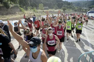 Participantes de la Ruta Vetona