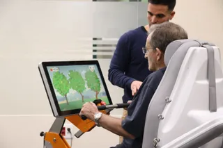 Presentación del nuevo dispositivo robótico para el tratamiento de pacientes de la asociación Aspace