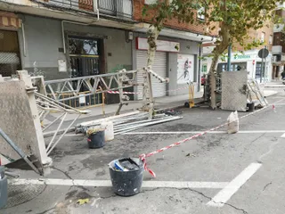 Accidente laboral en la avenida de los Cedros