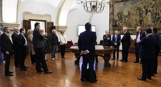 El rector recibe a los representantes de los órganos de control externo de las comunidades autónomas